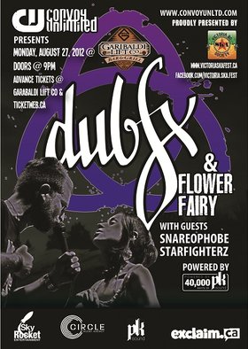DUB FX & FLOWER FAIRY bring drum n' bass, dub and LOVE to GARIBALDI LIFT & CO IN WHISTLER BC!: DUB FX, Flower Fairy, Snareophobe , Starfighterz @ Garibaldi Lift Co. Bar & Grill Aug 27 2012 - Apr 30th @ Garibaldi Lift Co. Bar & Grill