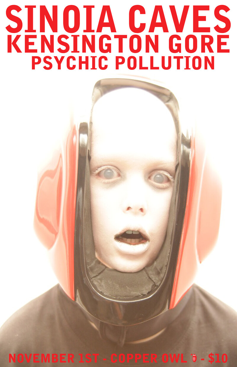 Sinoia Caves, Kensington Gore, Psychic Pollution @ Copper Owl Nov 1 2014 - May 8th @ Copper Owl