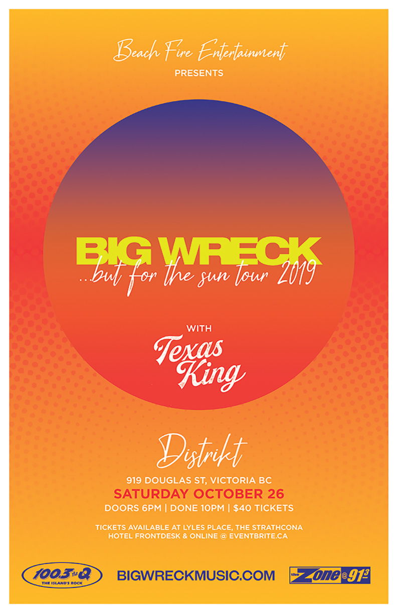 Big Wreck, Texas King @ Distrikt Oct 26 2019 - May 6th @ Distrikt