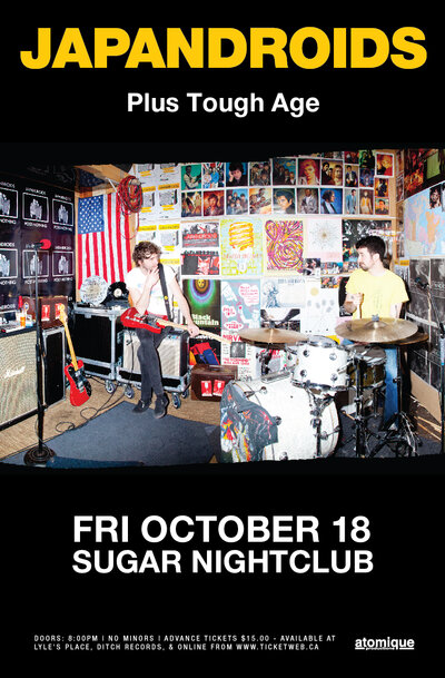 Japandroids (*SOLD OUT*), Tough Age @ Capital Ballroom Oct 18 2013 - May 9th @ Capital Ballroom