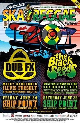 The Black Seeds, Western Standard Time Ska Orchestra, Sweet Leaf, LOVECoast, DJ Dubconscious @ Ship Point (Inner Harbour) Jun 25 2016 - May 6th @ Ship Point (Inner Harbour)