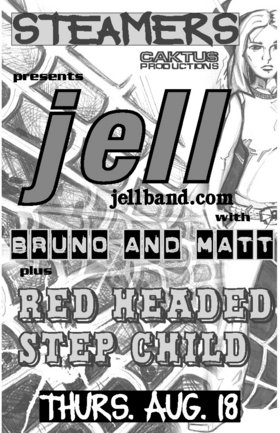 Jell, Bruno and Matt, REDHEADED STEPCHILD @ Steamers Pub Aug 18 2005 - Jun 13th @ Steamers Pub