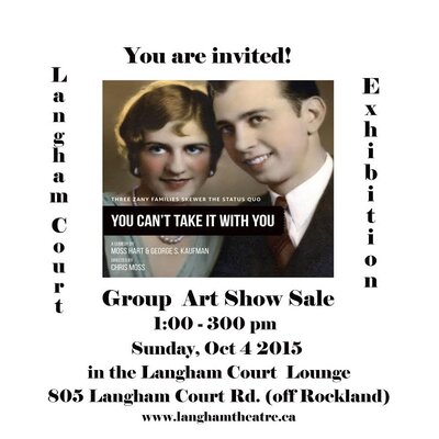 Art Group Show @ Langham Court Theatre Oct 4 2015 - Jul 10th @ Langham Court Theatre