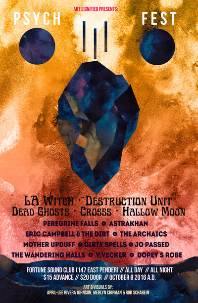 Vancouver Psych Fest: LA Witch, Destruction Unit, Dead Ghosts, & More @ Fortune Sound Club Oct 8 2016 - May 6th @ Fortune Sound Club
