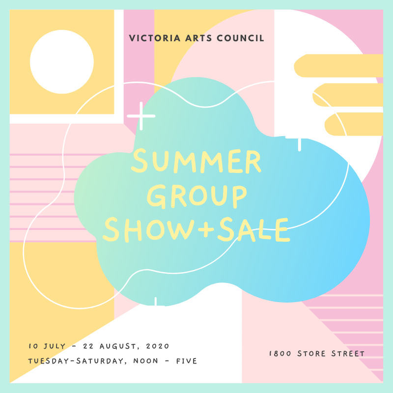 VAC Members Summer Show + Sale @ Victoria Arts Council Jul 11 2020 - Jun 11th @ Victoria Arts Council