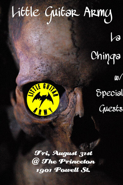 Little Guitar Army, La Chinga, Rat Silo @ Princeton Pub Aug 31 2012 - May 6th @ Princeton Pub