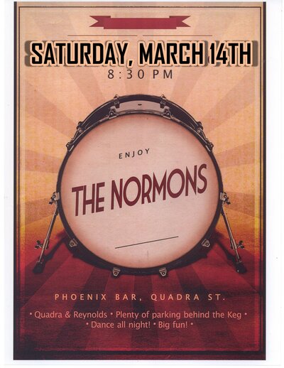 The Normons @ The Phoenix Bar and Grill Mar 14 2015 - May 6th @ The Phoenix Bar and Grill