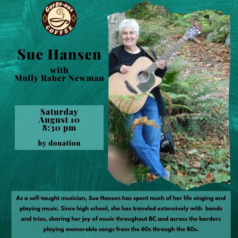 Sue Hansen @ Gorge-ous Coffee Aug 10 2019 - Jun 4th @ Gorge-ous Coffee