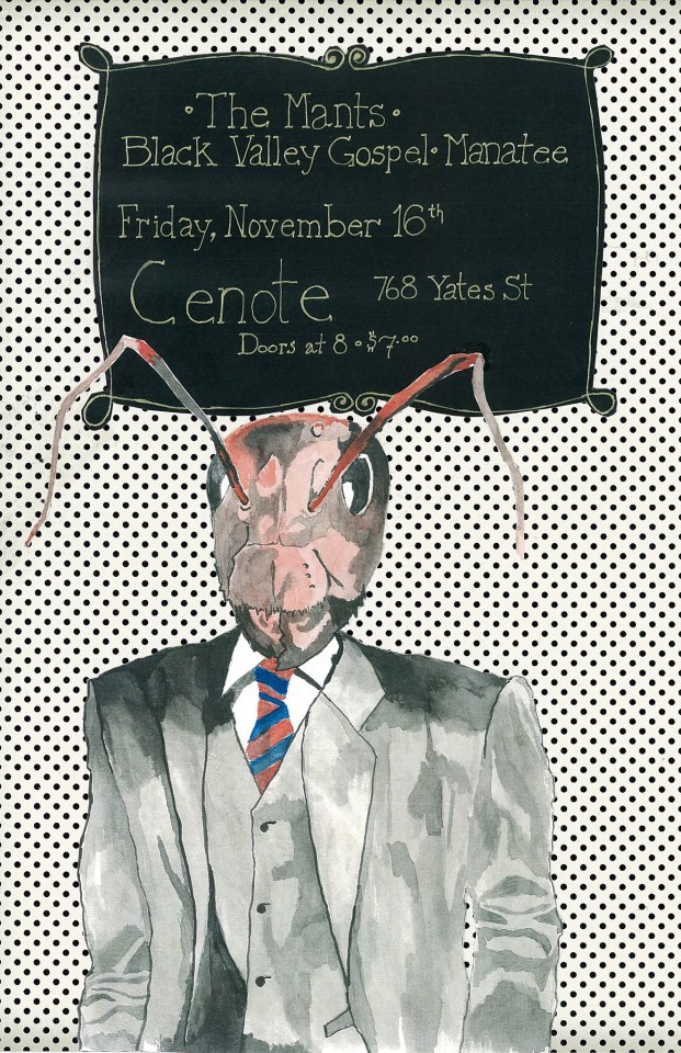 The Mants, Black Valley Gospel, MANATEE @ Cenote Nov 16 2012 - May 10th @ Cenote