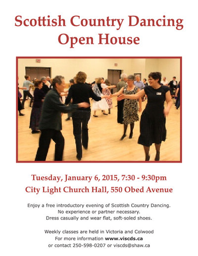 Scottish Country Dance Open House @ City light Church - Jan 06, 2015