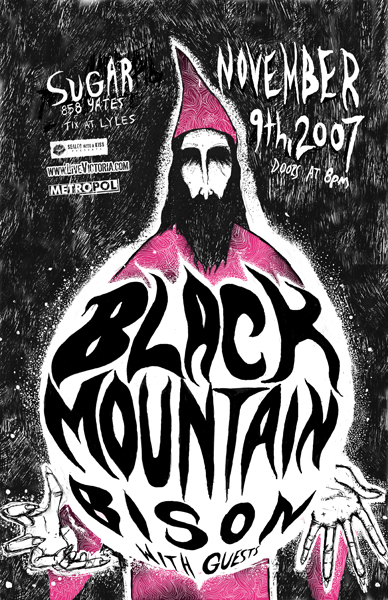 Black Mountain, Bison, Bloody Wilma @ Capital Ballroom Nov 9 2007 - May 8th @ Capital Ballroom