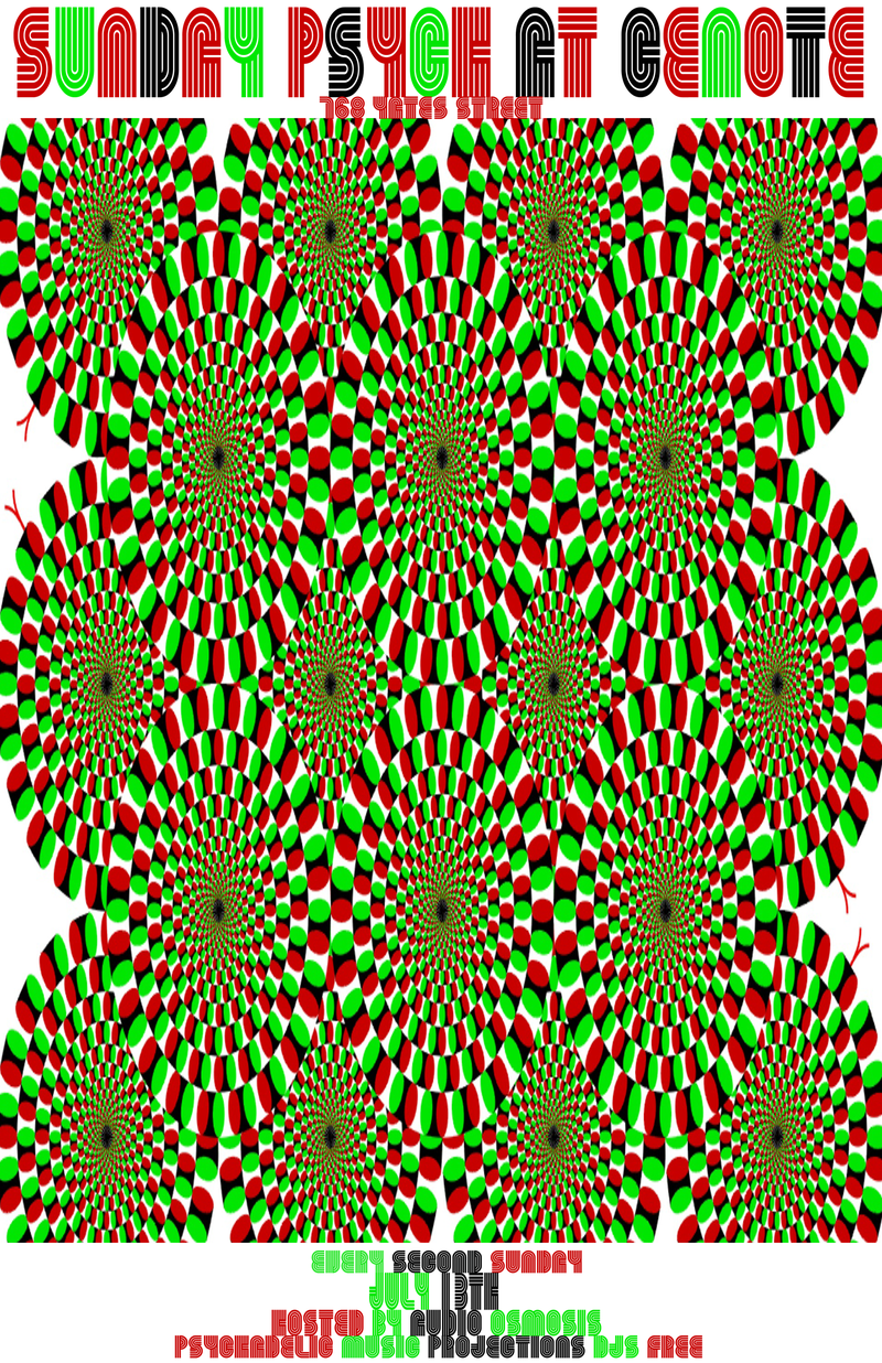 SUNDAY PSYCH @ CENOTE V: Audio Osmosis @ Cenote - Jul 13, 2014