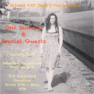 Orit Shimoni, Chris Rzepa @ Slickity Jim's Aug 6 2016 - May 6th @ Slickity Jim's