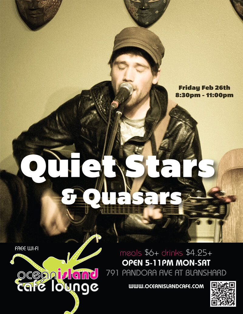 Quiet Stars & Quasars @ Ocean Island Lounge - Feb 26, 2016