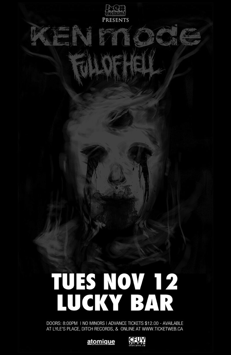KEN mode, Full Of Hell @ Lucky Bar Nov 12 2013 - May 20th @ Lucky Bar