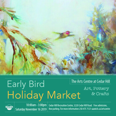 Early Bird Holiday Market: Cedar Hill Studio Artists @ The Arts Centre at Cedar Hill  Nov 16 2019 - May 10th @ The Arts Centre at Cedar Hill 