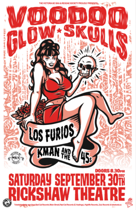 Voodoo Glow Skulls, Los Furios, Kman and the 45s @ Rickshaw Theatre Sep 30 2017 - May 13th @ Rickshaw Theatre