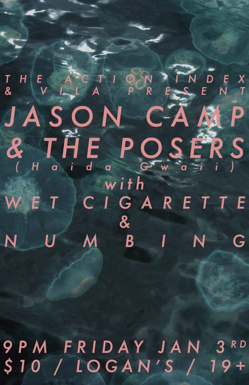 Jason Camp & the Posers, Wet Cigarette, Numbing  @ Logan's Pub Jan 3 2020 - May 11th @ Logan's Pub