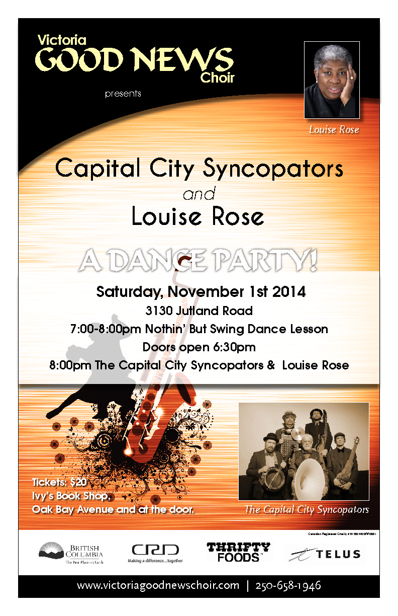 Captial City Syncopators & Louise Rose: A Dance Party!: Capital City Syncopators, Louise Rose @ 3130 Jutland Rd - Nov 01, 2014