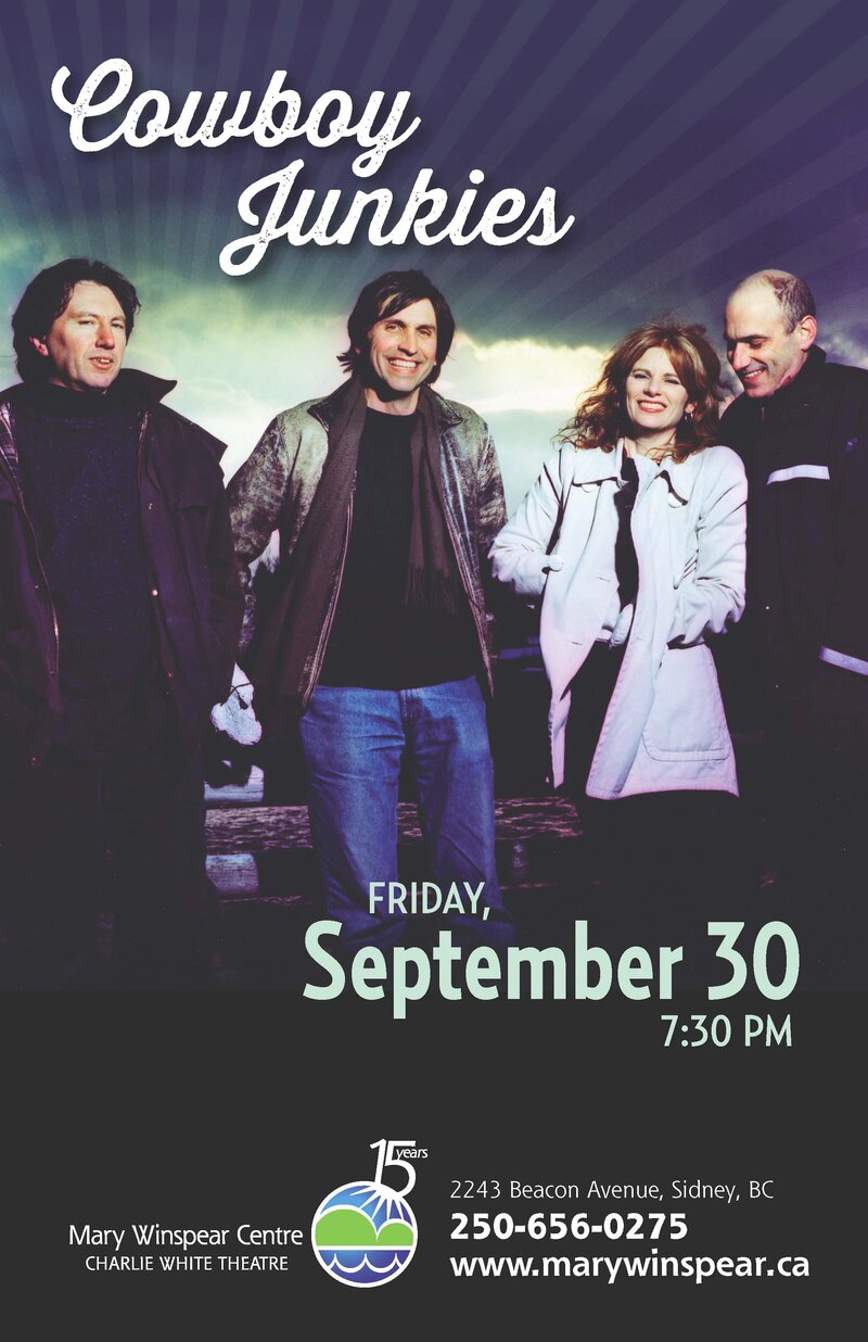 Cowboy Junkies @ Mary Winspear Centre Sep 30 2016 - May 1st @ Mary Winspear Centre