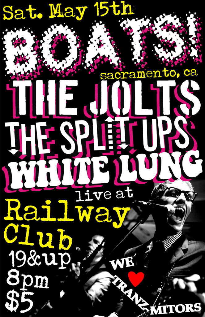 Boats, The Jolts, The Split-Ups @ Brandiz Pub May 15 2010 - May 8th @ Brandiz Pub