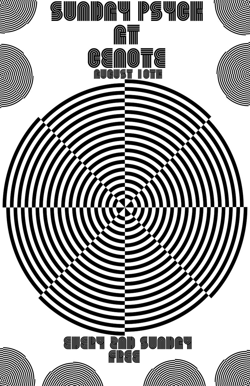 SUNDAY PSYCH @ CENOTE VI: Audio Osmosis @ Cenote - Aug 10, 2014