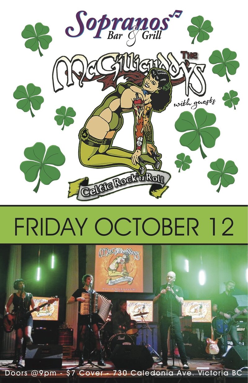 The McGillicuddys @ Soprano's Oct 12 2012 - May 6th @ Soprano's