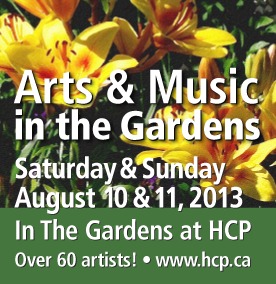Lisa Ogden, Dancehall Players, Brad Prevadores, Sarah Tradewell, Martini '65, Westshore Community Concert Band @ Horticulture Centre of the pacific, 505 Quayle Rd - Aug 10, 2013