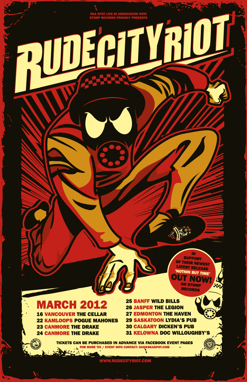 EARLY SHOw!: Rude City Riot, Whiskey Chief @ The Cellar Mar 16 2012 - May 13th @ The Cellar