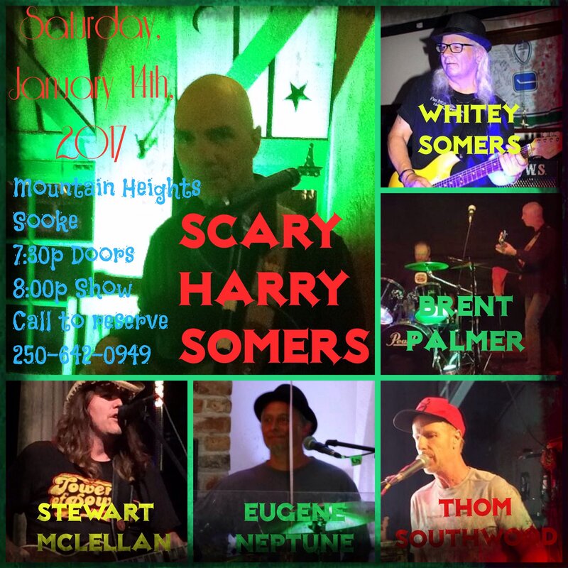 Scary Harry Somers, Stewart McLellan, Whitey Somers, Eugene Neptune, Thomas Southwood, Brent Palmer  @ Hilltop House Concerts Jan 14 2017 - May 6th @ Hilltop House Concerts