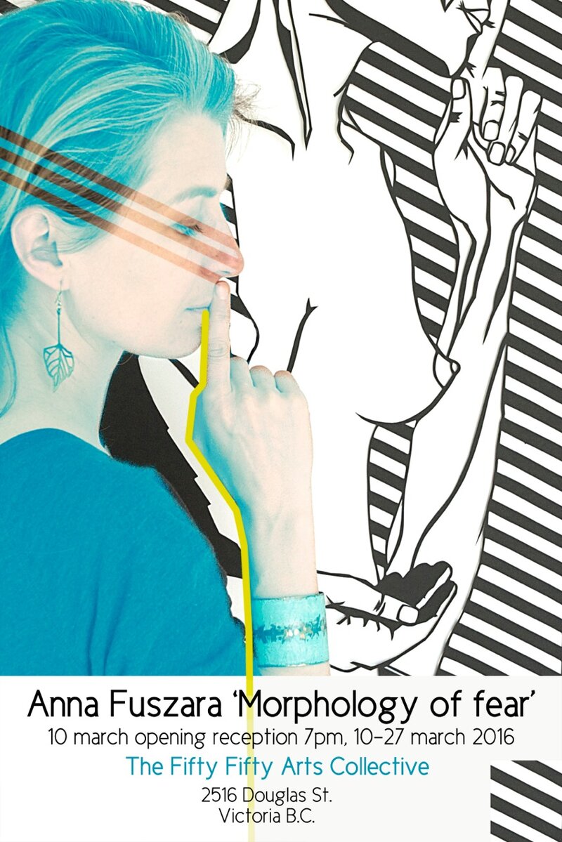 The Morphology of Fear: Anna Fuszara @ the fifty fifty arts collective Mar 11 2016 - Jun 13th @ the fifty fifty arts collective