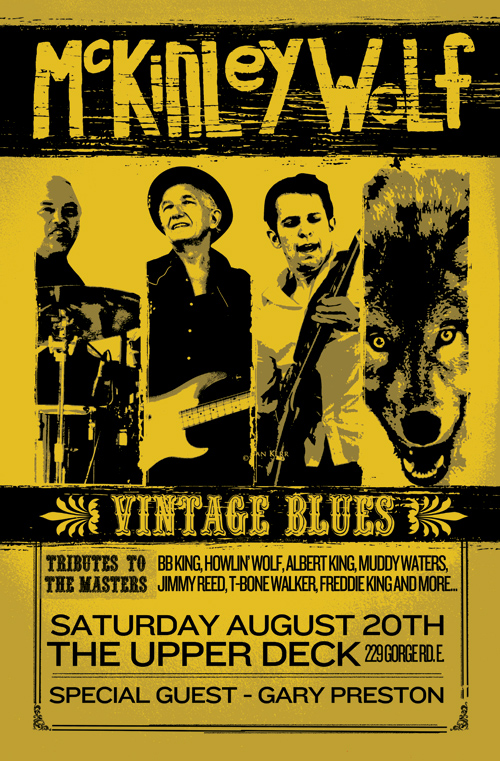 McKinley Wolf @ Upper Deck (in the Gorge Travelodge) Aug 20 2011 - Jun 6th @ Upper Deck (in the Gorge Travelodge)