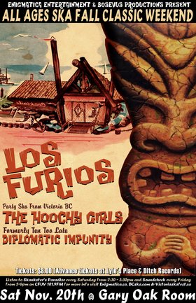 The Ska Fall Classic Weekend: Los Furios, The Hoochy Girls, odd one out @ Fairfield Gonzales Community Association - Garry Oak Room Nov 20 2004 - May 13th @ Fairfield Gonzales Community Association - Garry Oak Room