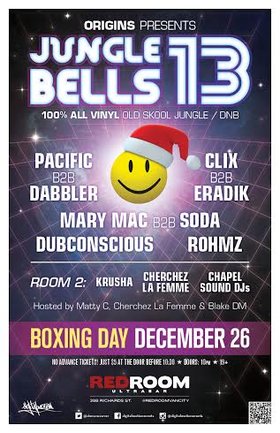 JUNGLE BELLS '13 @ The Red Room Dec 26 2013 - Jun 19th @ The Red Room