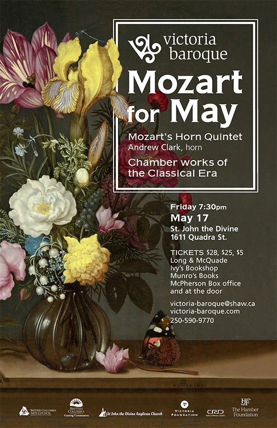 Mozart for May: Victoria Baroque @ St. John The Divine May 17 2019 - May 6th @ St. John The Divine