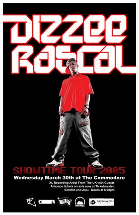 Dizzee Rascal, DJ Wonder @ The Commodore Ballroom Mar 30 2005 - Jun 11th @ The Commodore Ballroom