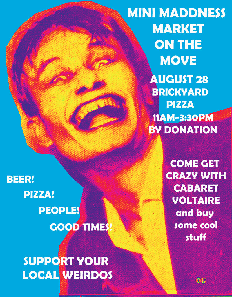 Mini Maddness Market On The Move: Local Artists @ Brickyard Pizza - Aug 28, 2016
