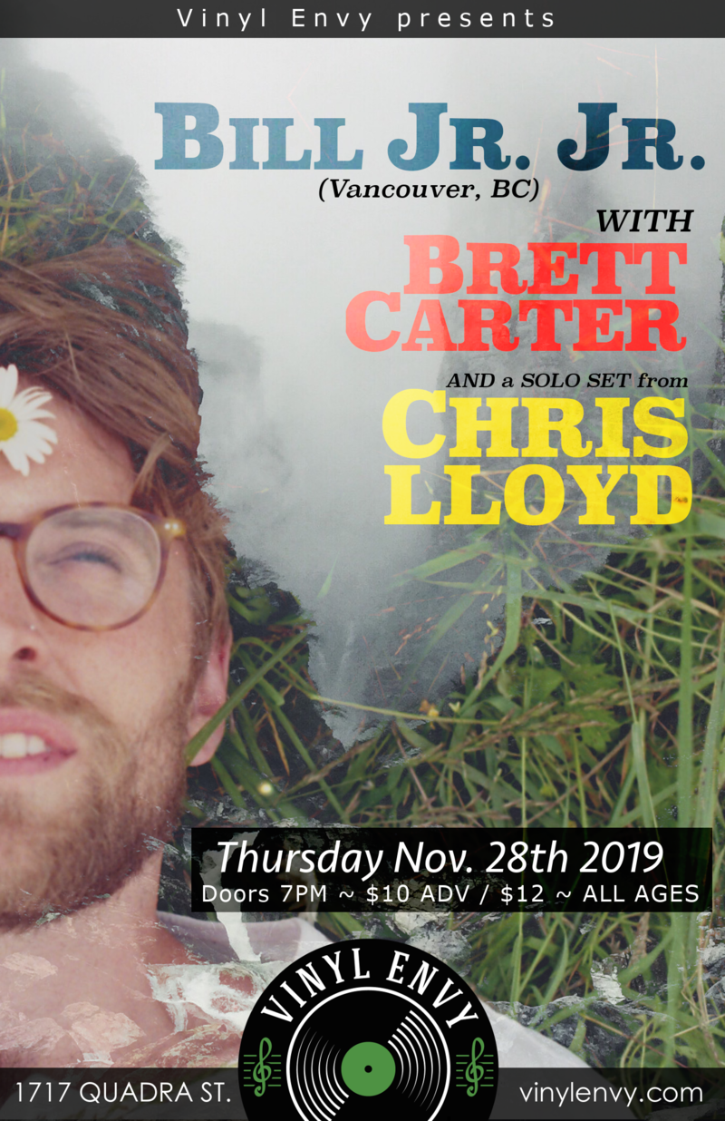 Bill Jr Jr  (Vancouver, BC), Brett Carter  (Victoria, BC), Bonehoof @ Vinyl Envy Nov 28 2019 - Apr 30th @ Vinyl Envy