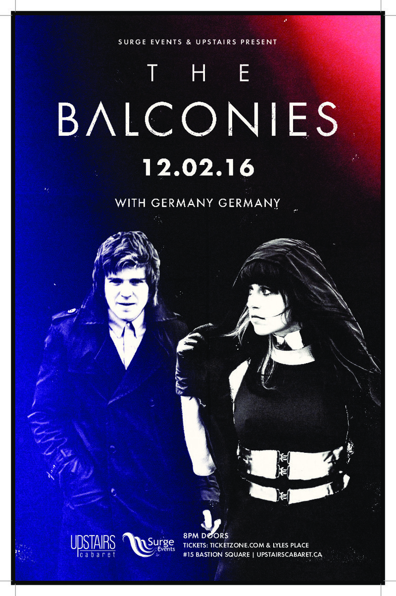 Balconies, Germany Germany @ Upstairs Dec 2 2016 - May 7th @ Upstairs
