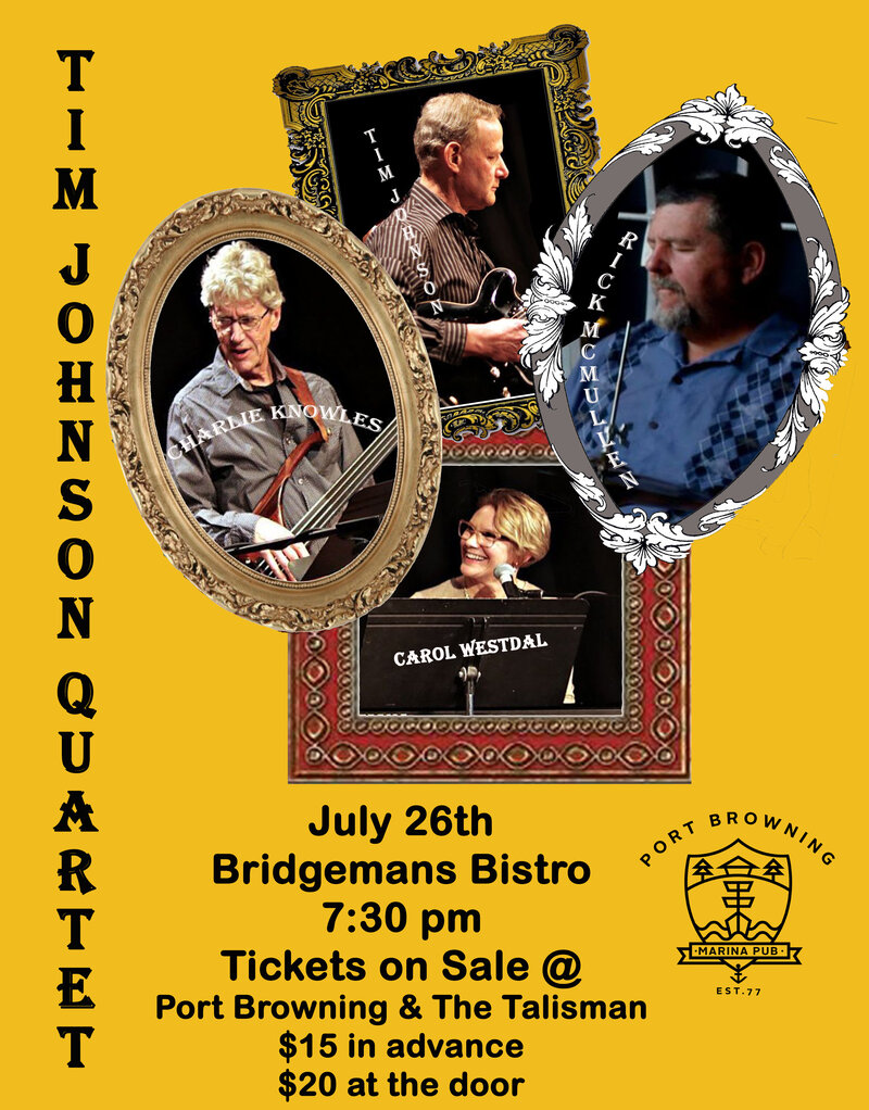 Tim Johnson Quartet @ Bridgeman's Bistro - Port Browning - Jul 26, 2018