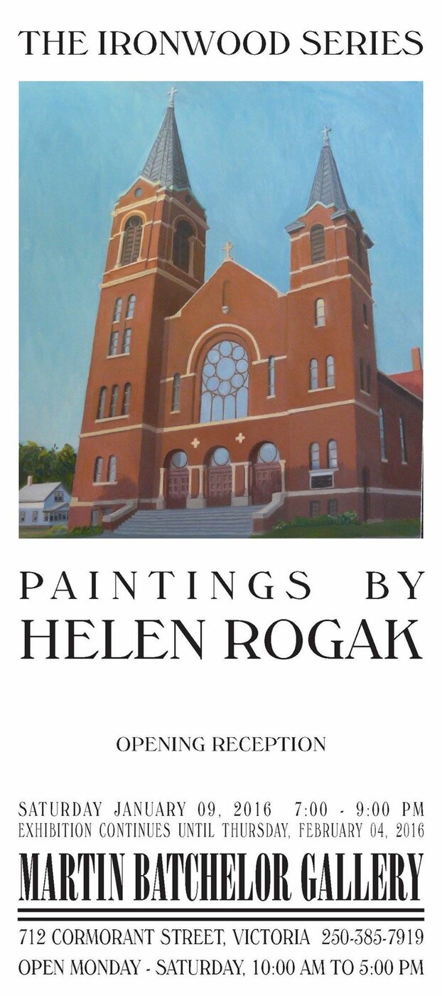 The Ironwood Series by: Helen Rogak @ Martin Batchelor Gallery - Jan 09, 2016
