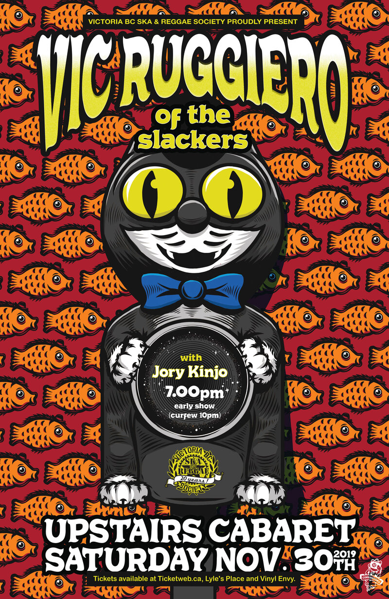 Vic Ruggiero (of The Slackers), Jory Kinjo  @ Upstairs Nov 30 2019 - May 7th @ Upstairs