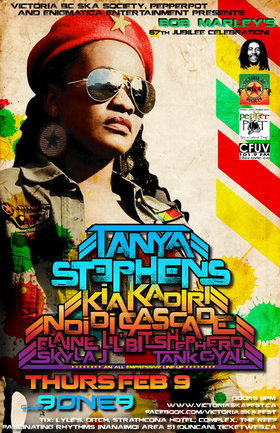TANYA STEPHENS COMES TO THE ISLAND FOR THE 1ST TIME - BOB MARLEY'S 67TH JUBILEE CELEBRATION: TANYA STEPHENS, Kia Kadiri, Ndidi Cascade, Elaine Lil' Bit Shepherd, Skyla J, Tank Gyal @ Distrikt Feb 9 2012 - May 6th @ Distrikt