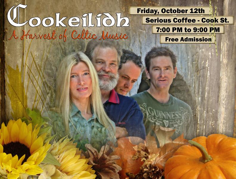 A Harvest of Celtic Music: Cookeilidh @ Serious Coffee - Cook St. - Oct 12, 2012
