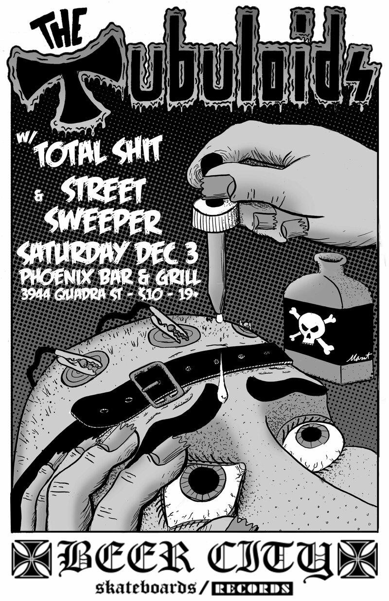 The Tubuloids, Total Shit, Street Sweeper @ The Phoenix Bar and Grill Dec 31 1969 - Jun 3rd @ The Phoenix Bar and Grill