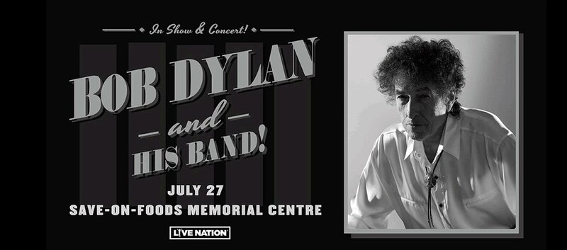 Bob Dylan (& His Band) @ Save-On-Foods Memorial Centre - Jun 27, 2017