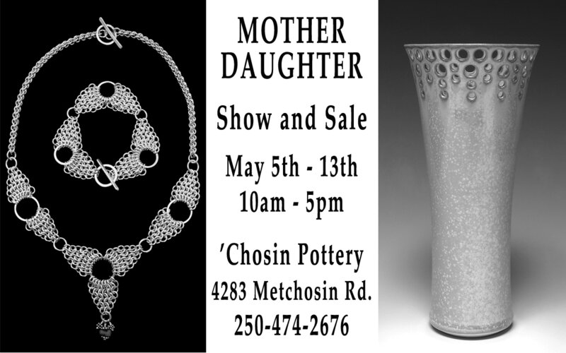 Mother Daughter Show: Morgan Saddington, Judi Dyelle @ 'Chosin Pottery Inc. - May 05, 2018