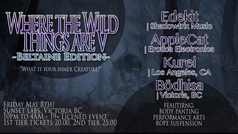 Where the Wild Things Are 5: Applecat, edekit, kurei, Bōdhis&auml; @ Sunset Labs Dec 31 1969 - May 6th @ Sunset Labs