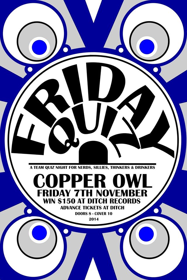 FRIDAY QUIZ at THE COPPER OWL!: Benji and Jack @ Copper Owl Nov 7 2014 - Jun 5th @ Copper Owl