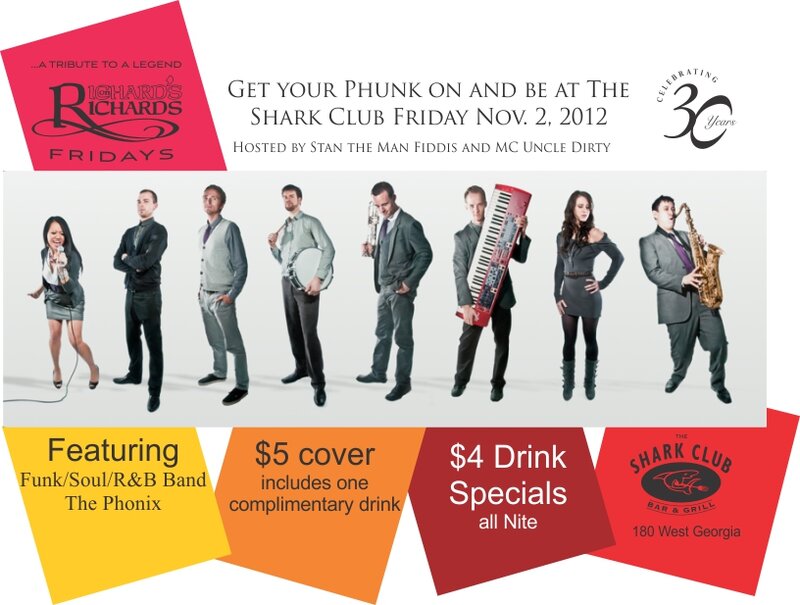 The Phonix @ Shark Club Nov 2 2012 - May 7th @ Shark Club